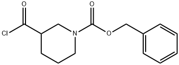 1-BENZYLOXYCARBONYLPIPERIDINE-3-CARBONYL CHLORIDE Struktur