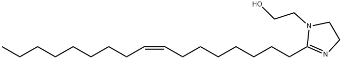 (Z)-2-(8-heptadecenyl)-4,5-dihydro-1H-imidazole-1-ethanol Struktur