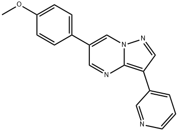 6-(4-METHOXY-PHENYL)-3-PYRIDIN-3-YL-PYRAZOLO[1,5-A]PYRIMIDINE Struktur