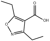 4-Isoxazolecarboxylicacid,3,5-diethyl-(9CI) Struktur