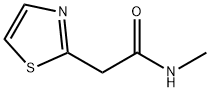 2-Thiazoleacetamide,  N-methyl- Struktur