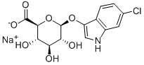 6-CHLORO-3-INDOLYL-BETA-D-GLUCONORIDE SODIUM SALT Structure