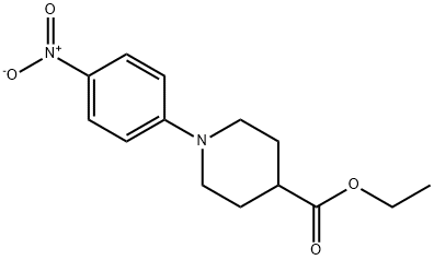 ethyl 1-(4-nitrophenyl)-4-piperidinecarboxylate Struktur