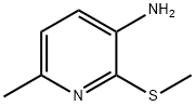 3-AMINO-6-METHYL-2-(METHYLTHIO)PYRIDINE Struktur