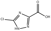 5-CHLORO-1H-1,2,4-TRIAZOLE-3-CARBOXYLIC ACID Struktur