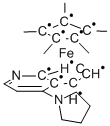 (S)-(-)-4-PYRROLIDINOPYRINDINYL(PENTAMETHYLCYCLOPENTADIENYL)IRON Struktur