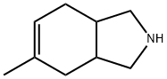 (3aS,7aR)-5-methyl-2,3,3a,4,7,7a-hexahydro-1H-isoindole Struktur