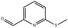 2-Pyridinecarboxaldehyde, 6-(methylthio)- (9CI) Struktur