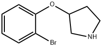 3-(2-Bromo-phenoxy)-pyrrolidine Struktur