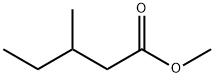 METHYL 3-METHYLPENTANOATE Struktur