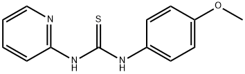 N-(2-Pyridyl)-N'-(4-methoxyphenyl)thiourea Struktur