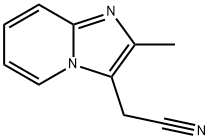 3-Cyanomethyl-2-methylimidazo(1,2-a)pyridine Struktur