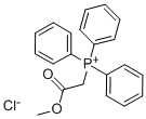 CARBOMETHOXYMETHYL TRIPHENYLPHOSPHONIUM CHLORIDE Struktur