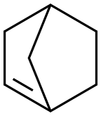 Bicyclo[2.2.1]hept-1-ene Struktur