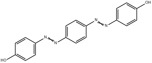 p,p'-[p-phenylenebis(azo)]bisphenol Struktur