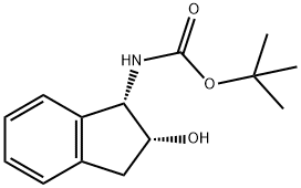 BOC-(1S,2R)-(-)-CIS-1-AMINO-2-INDANOL Struktur