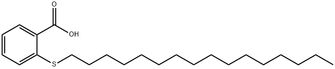 2-(Hexadecylthio)benzoic acid Struktur