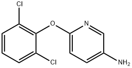 6-(2,6-DICHLOROPHENOXY)PYRIDIN-3-AMINE Struktur