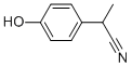 2-(4-hydroxyphenyl)propiononitrile  Struktur