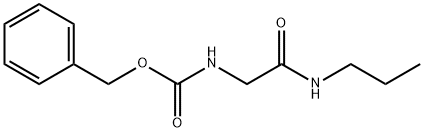 Benzyl N-[(propylcarbaMoyl)Methyl]carbaMate Struktur