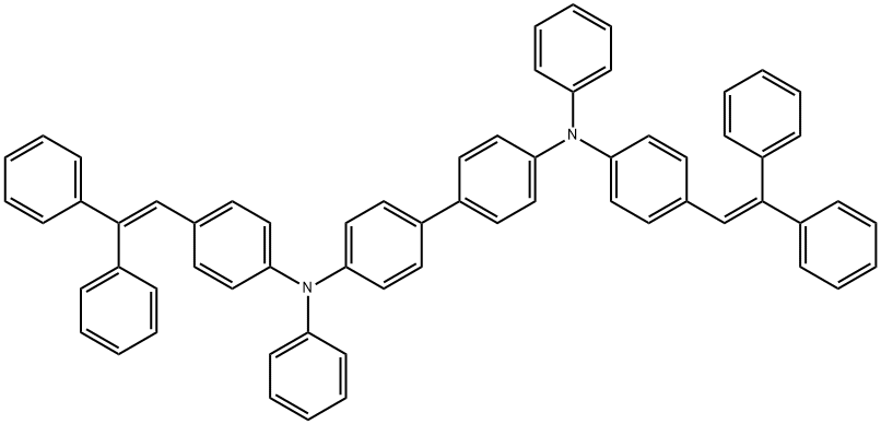 N,N'-BIS(4-(2,2-DIPHENYLETHEN-1-YL)PHENYL)-N,N'-BIS(PHENYL)BENZIDINE Struktur