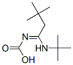 Carbamic acid, [1-[(1,1-dimethylethyl)amino]ethylidene]-, 1,1-dimethylethyl Struktur