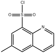 6-methylquinoline-8-sulfonyl chloride Struktur