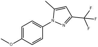 1-(4-METHOXYPHENYL)-5-METHYL-3-(TRIFLUOROMETHYL)-1H-PYRAZOLE Struktur