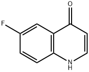 6-FLUORO-4-HYDROXYQUINOLINE Struktur