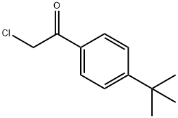 4-TERT-BUTYLPHENACYL CHLORIDE Struktur