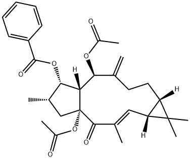 DIACETYL BENZOYL LATHYROL Struktur