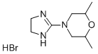 4-(4,5-DIHYDRO-1H-IMIDAZOL-2-YL)-2,6-DIMETHYLMORPHOLINE HYDROBROMIDE Struktur