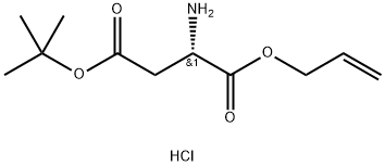 ASPARTIC ACID(OTBU)-ALLYL ESTER HCL Struktur