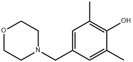 2,6-DIMETHYL-4-(MORPHOLIN-4-YLMETHYL)PHENOL Struktur