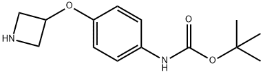 3-[4-(BOC-AMINO)PHENOXY]AZETIDINE Struktur