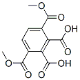 1,2,3,4-Benzenetetracarboxylic acid 1,4-dimethyl ester Struktur