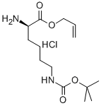 D-LYSINE(BOC)-ALLYL ESTER HCL Struktur