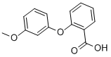 2-(3-methoxyphenoxy)benzoic acid  Struktur