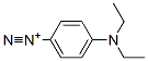 4-(diethylamino)benzenediazonium  Struktur