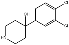 4-(3,4-DICHLOROPHENYL)-4-PIPERIDINOL Struktur