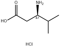 L-BETA-HOMOVALINE HYDROCHLORIDE Struktur