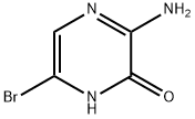 2(1H)-PYRAZINONE, 3-AMINO-6-BROMO- Struktur