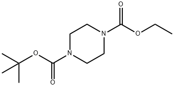 1-BOC-4-ETHOXYCARBONYL PIPERAZINE Struktur