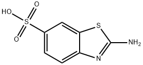 2-aminobenzothiazole-6-sulphonic acid Struktur