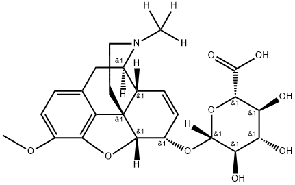 Codeine-d3 6-b-D-Glucuronide Struktur