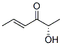 4-Hexen-3-one, 2-hydroxy-, (2S,4E)- (9CI) Struktur