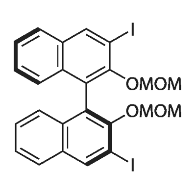 S-3,3'-diiodo-2,2'-bis(MethoxyMethoxy)1,1'-Binaphthalene Struktur