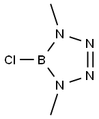 5-Chloro-4,5-dihydro-1,4-dimethyl-1H-tetrazaborole Struktur