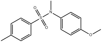 N,4-Dimethyl-N-(4-methoxyphenyl)benzenesulfonamide Struktur