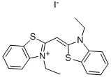 3,3'-DIETHYLTHIACYANINE IODIDE Struktur